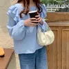 Faltige Wolke Tasche 2022 Südkorea neue Stil Knödel Tasche Damen Handtasche tragbare One Shoulder Messenger Bags Mode