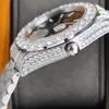 Diamond Watch Automatic Mechanical Mens Watches 42mm Sapphire rostfritt stål Case Life Waterproof Montre de Luxe Fashion Men Business Wristwatch
