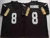 Chen37 Man NCAA Vintage College Football Jerseys 8 Archie Manning 57 Rickey Jackson 7 Morten Andersen 3 Bobby Hebert 51 Sam Mills Black Szyged