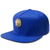 Uomo Donna Rivetto Testa di leone Teschio Parasole Berretto da baseball Sport estivo Protezione solare Hip Hop Punk Cappelli piatti in cotone regolabile P53 220527