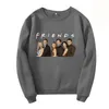 Erkek Sweaters Central Perk Coffee Friends Erkekler Kadın Hip Hop Büyük Boy