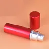50 st/parti 10 ml pump grossist 10cc parfymflaskan påfyllbar atomizer spraya tomma vanliga parfums aluminium glas doft flaska 220711