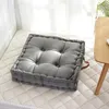 クッション/装飾的な枕四角Pouf Tatami Cushion Floor Cushionsシートパッドスロー日本語42x42枕カッシュ/装飾