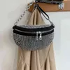 Fanny packs strass taille sac femmes mode strass poitrine sac étranger messager printemps sac à bandoulière 220627