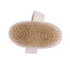 Body Hud Brush Dry Bath Soft Natural Borstle Spa Pensel Träbadduschborst Borste Spa Body Brushs Without HandleJK56