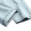 Männer Denim Hosen Jeans Retro Regular Fit Klassisch Einfache Hellblau Casual Plus Größe Hohe Qualität Marke Männliche Hosen 220328