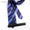 29 Colors Striped Tie 7cm Polyester Young Men Red Blue Green Navy Necktie Suit Casual Formal Daily Cravat Quality Gift Accessory 220409