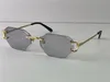 Buff Sonnenbrille Objektivfarben in Sonnenschein von kristallklarem bis dunklen Diamant -Design geschnittene Linse Randless Metall Rahmen Outdoor 0109565586