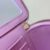 10A Зеркальное качество Маленькая косметичка с цепочкой Дизайнерские женские сумки через плечо 17 СМ Роскошные дизайнерские сумки для макияжа Сумочка с икрой и коробкой C030