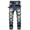 Retro Schwarz Nähte Reißverschluss Motorrad Jeans Mode Lässig männer Stretch Biker Hosen Herbst Winter Denim Baumwolle Denim Hosen