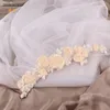 ブライダルベールvs323花嫁のための結婚式の装飾オリエンタルベール花嫁アイボリーレースリボンフラワーアップルスイートフレッシュスタイルブリダル