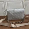 Women's Bag Embossed Designer Chain Shoulder Women Bags Woman Handbag Luxury Messenger Genuine Leather Handbags