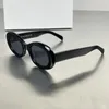 Sunglass Fransa Kadın Tasarımcı Seksi Kedi Göz Gözlükleri Oval Asetat Koruyucu Sürüş Gözlükleri 40194Sunglasses