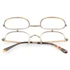 Fashionlasses Frames Vintage Titanium Brilmontuur Mannen Ronde Japan Bijziendheid Recept Optische Lenzenvloeistof Vrouwen Flip Brilmode