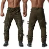 Men's Pants Fashion Brand Autumn Winter Men Cotton Zip Off Leg Middle Waist Steampunk Trousers With Zipper Decorated Casual