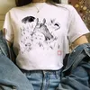 Totoro Studio Ghibli Harajuku Kawaii T Shirt Donna Ullzang Miyazaki Hayao Maglietta Divertente Cartoon T Shirt Cute Anime Top Tee Donna 220627