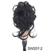Chignons Risbel Messy Bun Hair Piece Bun Curly Wavy Ponytail Hairpieces with Synthetic Chignon Extension for Women Girls