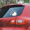 Baby in Car Cartoon Boygirl Car Truck Tail Varningsskylt Decal Sticker