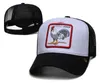 2022 Men's Fan's Cartoon Adjustable Hat Nice Cock Embroidered Mesh Golf Visor One Size Hats Fashion Hip Hop Mix Color Character Street
