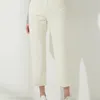 Wixra Womens Demin Calças com Sashes Streetwear Casual Cintura Alta Calça Jeans Solta Botões Bolsos Femme Primavera Outono 220325
