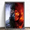 Dipinti Mortal Kombat Gioco Poster Tela Pittura Stampe Immagini di arte della parete Moderna Camera dei ragazzi Decorazioni per la casa Decorazione Dipinti Dipinti