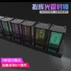 Новизные освещение бит RGB Светодиодные светодиодные сияние цифровые часы Nixie Tube Kit Diy Электронный ретро -стой