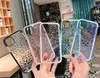 Diamond Pattern Phone Cases Clear Back Cover Protector de silicona transparente a prueba de golpes para iPhone 13 13pro max 12 12pro 11 pro XS XR 7 7P 8 8plus HKD230807