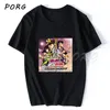 Jojos Bizarre Adventure Vintage Männer Manga T-shirt Harajuku Streetwear Baumwolle Camisetas Hombre Männer Vaporwave Japan Anime Hemd 220323