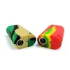 Isqueiro de cachimbo de silicone de camuflagem em forma de cachimbos de metal caixa colorida para queimadores de ervas secas de tabaco fumar Dab Rigs