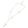 Nya halsband kvinnor039s lång koreansk modehänge med europeisk och amerikansk berömd pärltröja halsband9887024