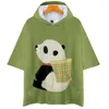 Men's T-Shirts Cute 3D Print Panda Hoodies Women/Mens Fashion Summer Short Sleeve Tees Boy/girls Casual Streetwear Animal Clothes TopsMen's