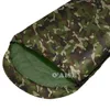 カモフラージュパターンHSD03を備えたエンベロープキャンプハイキング寝袋