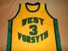 Sjzl98 # 3 Chris Paul West Forsyth High School Баскетбол Джерси Обратная связь на заказ ретро спортивный вентилятор одежда настроить любое имя и номер