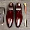 Neue Frühling/Herbst Luxus Handgemachte Slip-On Schuhe Aus Echtem Leder Kleid Oxford Flache Original Marke Männer Schuhe