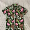 Bricolage conception personnalisée plage hawaïenne été mode chemise à manches courtes impression 3d hommes chemise Harajuku t-shirts goutte 220704