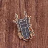 Enamel Pin Brooches Longicorn Beetle Insect Badge Brooch Pins Bag Accessories 1479 E3