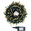 Guirnalda de luces LED de 10M, 20M, 30M, 50M, impermeable para exteriores, guirnalda de luces de hadas para fiesta, boda, árbol de Navidad, decoración de jardín 220408