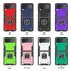 For Samsung Galaxy Z Flip 4 Cases Armor Shockproof Magnetic Ring Stand Holder Back Cover Flip3 Fold4 Fold 4 5G Case