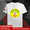 Madagascar Pays Drapeau T-shirt DIY Personnalisé Jersey Fans Nom Numéro Coton T-shirts Hommes Femmes Lâche Casual Sports T-shirt 220620
