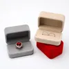 Double Ring Box Earrings Jewelry Packaging Case Storage Gift Jewelry Boxes Display Organizer Holder for Engagement Wedding