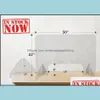 Inne akcesoria biurkowe School School Business Industrial 23 "*30" Ochronne kszczęcie stolik osłonowy Shiled Clear Acryl Plexiglass Shi