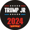 Bilklistermärke Circle Round Trump 2024 Reglerna har ändrat MAGA -bildekaler Window Wall Decal Donald President Party Accesries