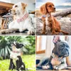Personalisiertes Hundehalsband mit Fliege, weiches Wolltuch, Hunde-ID-Halsbänder, Antilost, kostenlose Gravur, niedliche Schleife, Haustierzubehör 220610