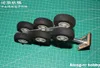 Höjd 135mm 4 eller 6 Wheels Damping Landing Gear för EDF Jet RC Plane DIY Flygplan Modeller Airliner Air Bus Aircraft Reservdel