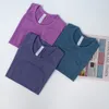 Les survêtements pour femmes Yoga Out Fit High Running Running Thread Strong Stress Solid Tee Fitness T-shirt Costumes