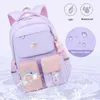 Zaino stile bagkorean moda arcobaleno tracolla scuola per ragazze adolescenti bambini impermeabile Kid Mochila 220723