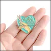 Pines Broches Joyería Forma de corazón Amor Tijeras Mano Esmalte Brooche Alloy Badge Dibujos animados Creativo Denim Ropa Bolsa Pin lindo dulce accesorio
