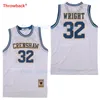 Koszulki z koszykówki NCAA John Stockton Rodman Quincy McCall Wright Troy Bolton Men Size S-XXL Wysokiej jakości biały czarny
