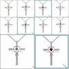 Pendentif Colliers Mode Cristal Exquis En Forme De Coeur Zirconium Croix Collier Amour Diamant Simple Fête Cadeau Yydhhome Dr Yydhhome Dhwkq