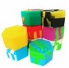 10PCS lot 26Ml Large Honeybee Silicone Containers Nonstick Slick Silicones Jar Dabs Wax Container Hexagon Storage Boxes